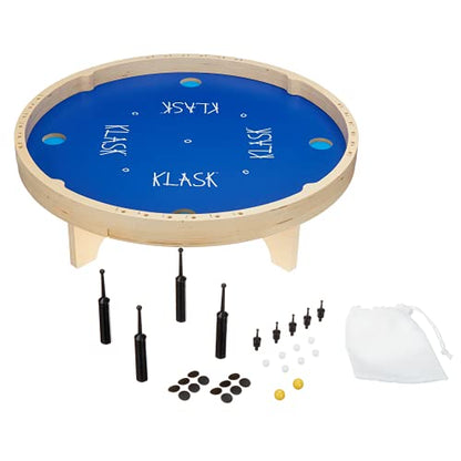 KLASK: The Magnetic Award-Winning Party Game of Skill - for Kids and Adults of All Ages That’s Half Foosball, Half Air Hockey - style: 4 Player