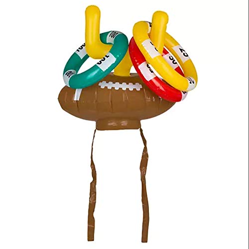Multicolor Inflatable Post Ring Toss Game - 1 Pc. - Fun & Engaging Entertainment - Make Your Event Unforgettable - Perfect for Themed Parties