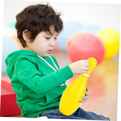 2Sets Bowling Durable Bowling Kit for Pins Balls Fun Interactive Activity for Boys for Kindergarten Play and Parties