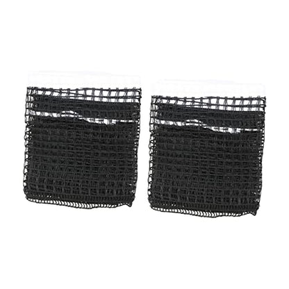 Toddmomy 2PCS Nylon Table Tennis Replacement Net Regulation Size Portable Pong Net for Indoor/Outdoor Use Easy Setup Compatible Standard Tables