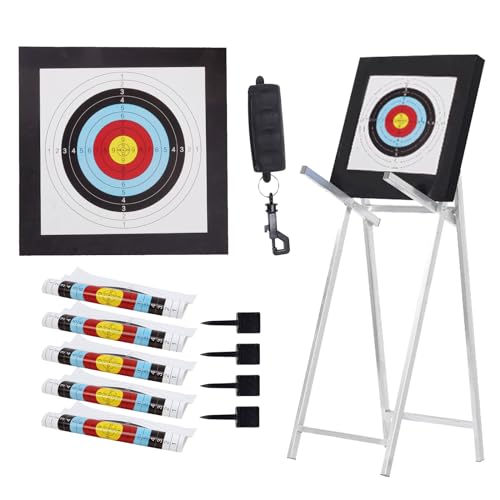 SPG Archery Target for Backyard Adult - EVA Foam Big Archery Target for Bows up to 50 Lbs, Durable Bow and Arrow Target for Backyard Shooting Practice with Arrow Puller
