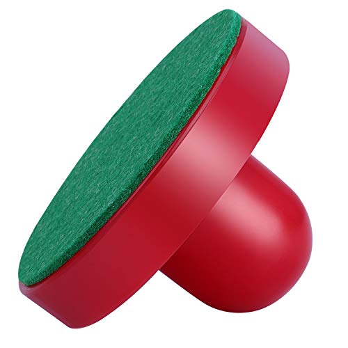 URATOT Air Hockey Accessories - Pushers, Pucks & Paddles (4 Pushers, 8 Red Pucks, 8 Green Pads) - color: Red, Royal Blue