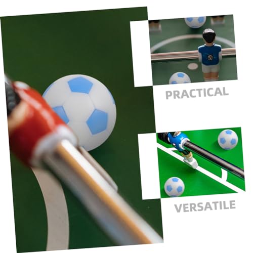 Abaodam 6pcs Foosball Balls Mini Football Game Accessories Tabletop Soccer Replacement Balls Bright for Adult Boys and Girls
