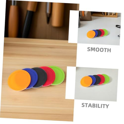 Abaodam 10pcs Air Hockey Pucks Plastic Accessories for Game Tables High Impact Durability for Smooth Gameplay Home Bars and Game Rooms