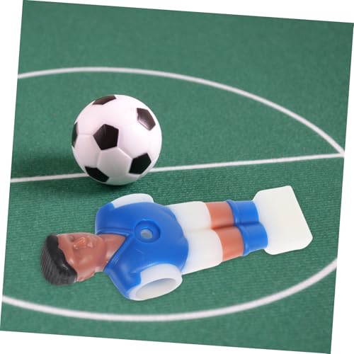 POPETPOP 4Pcs Football Player Figurines Durable Replacement Parts for Foosball Table Red Blue Easy Installation Soccer Foosball Table Accessories