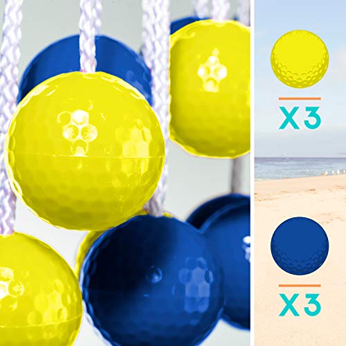 Franklin Sports Replacement Ladderball Bolas - color: Blue/Yellow, size: One Size