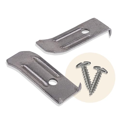 Steel Table Leaf Leveler with Screws | Pack of 12 | Table Leaf Hardware | TT5-S