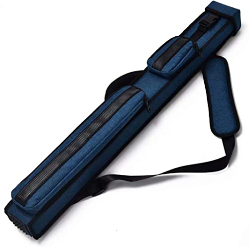 Champion 2X2,2X3,3X4 Nylon/Leatherette Billiard Pool Cue Stick Hard Case - color: Blue, size: 2X2 pool case
