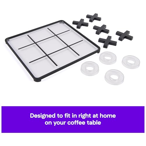 Spin Master Games, Cardinal Classics Tic Tac Toe, Classic Board Game, Modern Coffee Table Décor, 2 Players, for Ages 5 & Up - size: One Size, style: Tic Tac Toe
