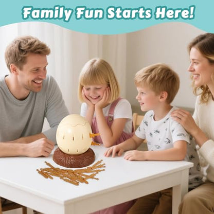 Large Size Pop Up Chick Board Game – Pirate Games for Kids and Adults – Family Game Night, Parties, Gatherings – Ideal Gift for Birthdays, Christmas, and Easter
