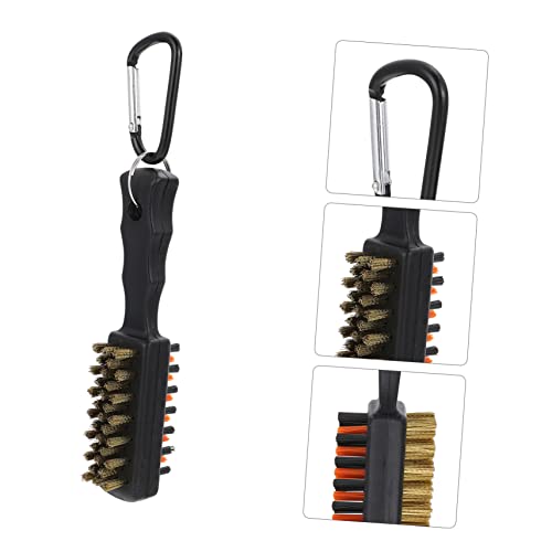 balacoo Double-Sided Golf Club Cleaner Brush with Wire and Bristles Lightweight and Portable Golfing Tool for Efficient Groove Cleaning and Easy Carrying