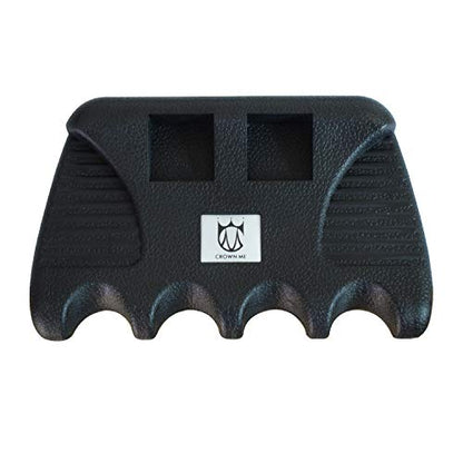 CROWN ME Cue Holder, Portable Weighted Billiard Cue Rack with Chalk Holder, Pool Cue Rest Stick Holder, 4 Holes - style: 4 Holes