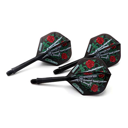 CUESOUL Jazz-Metal ROST Integrated Dart Shaft and Flights Standard Shape,Set of 3 pcs - color: CS-JMAK51XSMG