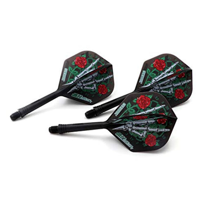 CUESOUL Jazz-Metal ROST Integrated Dart Shaft and Flights Standard Shape,Set of 3 pcs - color: CS-JMAK51XSMG