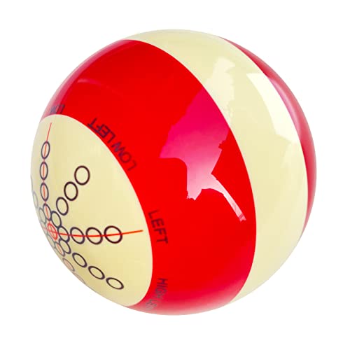 Billiards Cue Ball, Practice Training Artifact, Standard Lines and Dots for American Billiards Eight Balls, 2.3in/57.2mm, 170g, 1 Set, 1 Piece