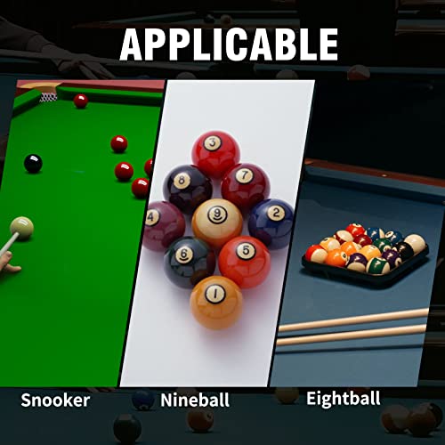 AKLOT Pool Cues,58" Pool Cue Stick Canadian Maple Wood Billiard Cues Sticks for Professional Billiard Players 18 19 20 21 oz - color: 4 Set Black 21oz