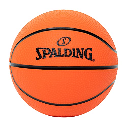 Spalding Mini Indoor Basketball Hoop with Ball, Over the Door Mount, Durable Backboard & Breakaway Rim