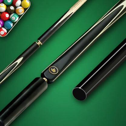 3/4 Snooker Billiard Pool Cue Sticks 58 Inch Professional Billiard Cue Stick, Pool Sticks Case Set 10mm Cue Tips