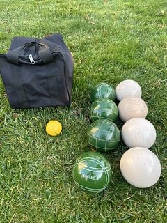 BuyBocceBalls Listing - Premium Quality, Official Tournament-Grade Pallino or Pallina for Bocce - Regulation Size 60mm - Yellow - Use with 100, 107 or 110+mm Bocce Balls - size: 60mm