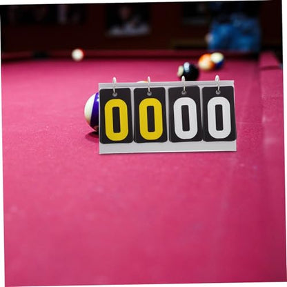 Hemoton Portable Sports Scoreboard Tabletop Flipper for Game Night Softball Tennis