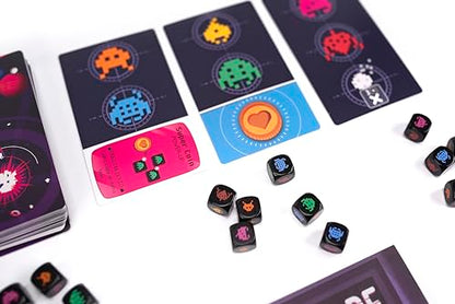 Retrograde, Fast-Paced Real-Time Dice Rolling Game, Ages 8+, 1 to 4 Players, Resonym Games
