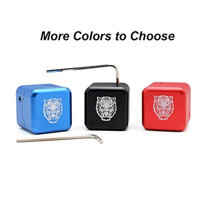 Pool Cue Chalk Holder-Portable Cue Chalk Holder for Billiard Cue Snooker Accessory - color: Red