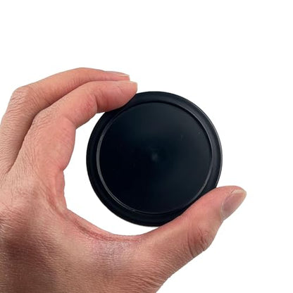 12 Pack 2.5 Inch Air Hockey Pucks for Small Size Table - color: Black
