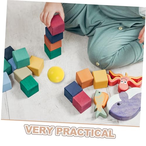 3Pcs Wooden Croquet Balls Outdoor Game for Boys Promotes Hand Eye Coordination Family Fun for Backyard Lawn Activities