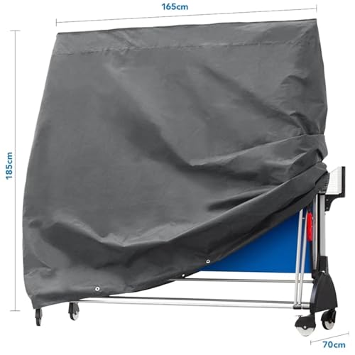 Durable Table Tennis Cover Ping Pong Waterproof Protective Breathable Oxford Fabric Outdoor Garden Sheet 165X70x185cm