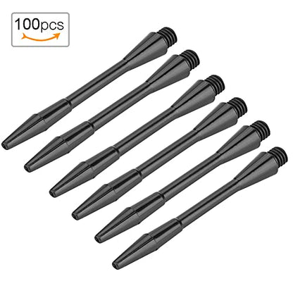 Topyond 100PCS Dart Nylon Shafts, 50mm Sturdy Dart Shafts, Plastic PP Nylon Dart Shafts, Indoor Sports Accessories, Replacement Plastic Dart Shaft