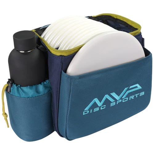 MVP Disc Sports Cell Disc Golf Starter Bag (Choose Your Favorite Color) - color: Sand/Ocean Blue