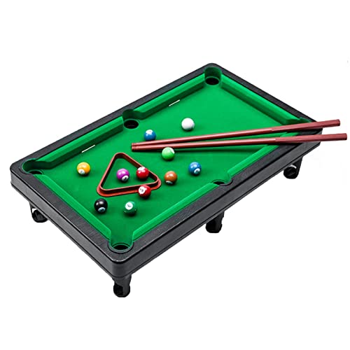 Mini Billiards Desktop Table Toy Game Set Billiards Smooth Decompress Toys 1 Set - color: L