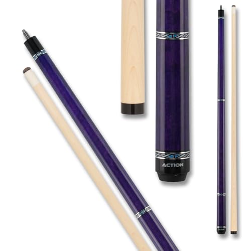 Action Value Billiards Pool Cue Stick - Blue Metallic - color: Multi, size: 19oz
