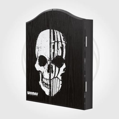 WINMAU Skull Design Deluxe Dartboard Cabinet - style: Blade 6
