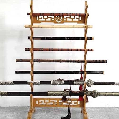 Portable Billiard Cue Rack Pool Table Accessory Organiser Wooden Pool Cue Holder - Freestanding Pool Ball Floor Stand For Game Room Clubs Hardwood Wall Mounted Pool Cue Holder(10) - size: 10