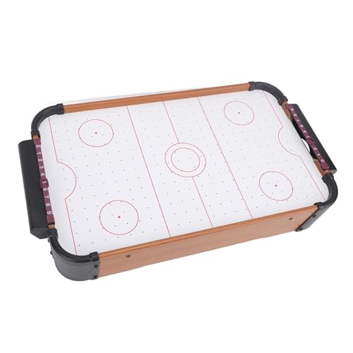 Mini Air Hockey Table, Battery Operated Tabletop Hockey Game for Kids and Adults with Portable Design for Indoor Entertainment