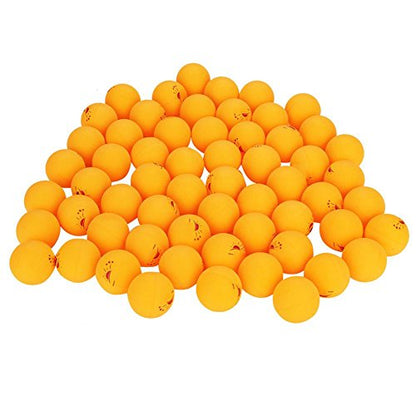 Vbest life Ping Pong Balls with Box, 60 Pcs 3-Star Table Tennis Ball Ping Pong Balls for Competition Training Entertainment - color: Orange
