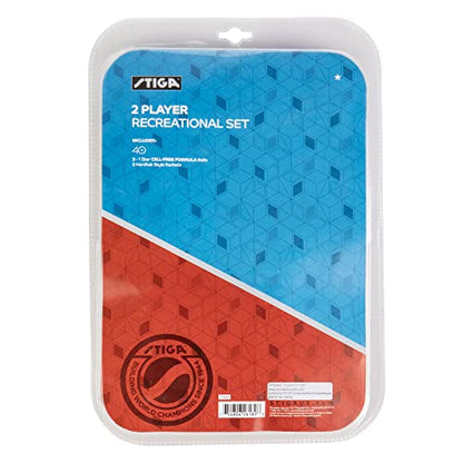 STIGA Classic 2 Player and 4 Player Ping Pong Set - Table Tennis Rackets - style: 2 Player Set