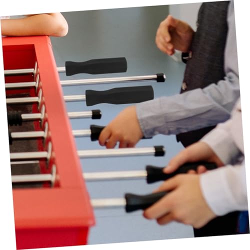 Happyyami 4Pcs Skid Table Soccer Handles Durable Replacement Foosball Table Parts Lightweight Easy to Operate Compatible with Various Foosball Machines