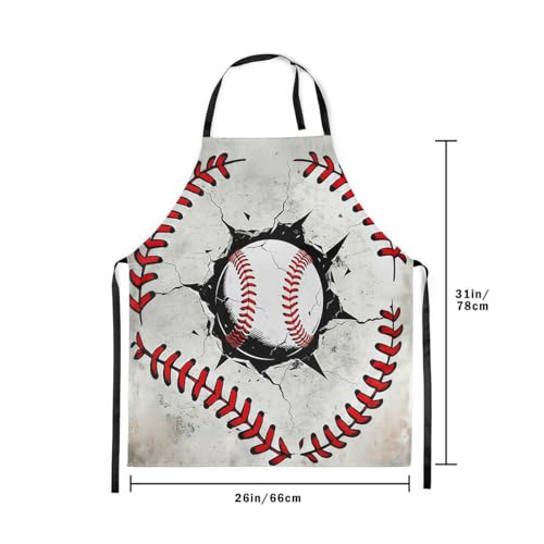 Castle Fairy Cartoon Baseball Kitchen Apron,Bow Knots Waterproof Apron - color: White Red