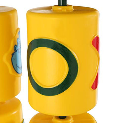 Gorilla Playsets 07-0010 Tic Tac Toe Spinner Activity Panel for Swing Sets, Yellow