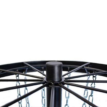 Disc Golf Practice Basket by Divergent Discs | 24-Chain Portable Target