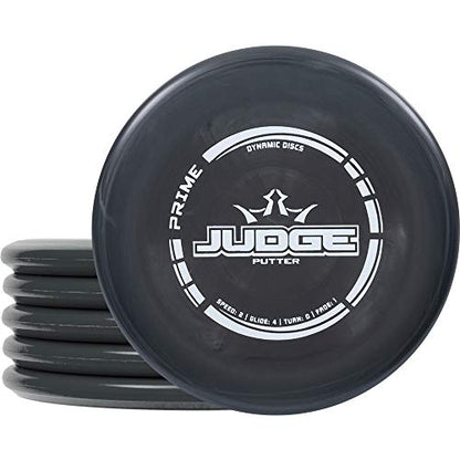 Dynamic Discs Judge Disc Golf Putter, Men and Women Frisbee Golf Putter Set, 170g+, Discs Golf Color & Stamp Will Vary, 5 Pack - style: Prime