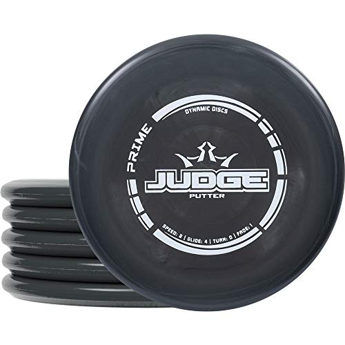 Dynamic Discs Judge Disc Golf Putter, Men and Women Frisbee Golf Putter Set, 170g+, Discs Golf Color & Stamp Will Vary, 5 Pack - style: Prime