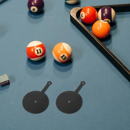 PRETYZOOM 2pcs Billiard Aim Trainer Dots Pool Cue Spot Markers for Skill Improvement and Aiming Aid, Plastic Material, Suitable for Daily Practice and Competitive Play