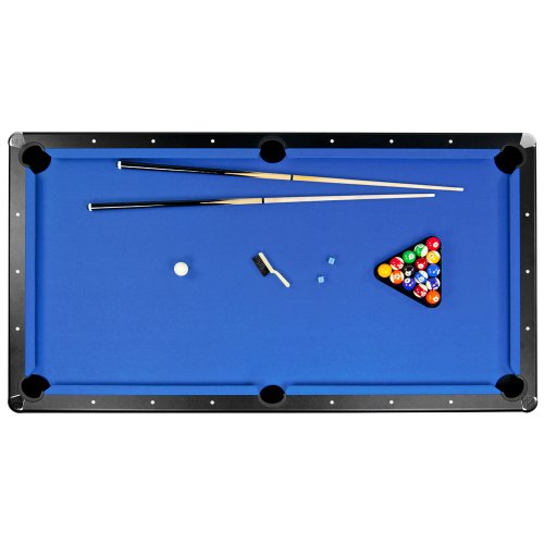 Hathaway Hustler Tournament Pool Table – Includes Cue Sticks, Billiard Balls, Automatic Ball Return – Perfect for Competitive Players and Family Games Room - size: 8-Feet