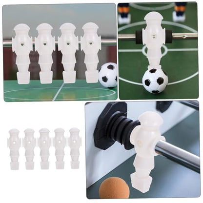 PRETYZOOM 5Pcs Table Football Players Replacement Figurines Resin Foosball Men Accessories for Tabletop Game Football Machine Parts