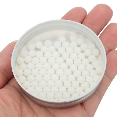 uxcell 100Pcs Nylon Bearing Balls 6mm Polishing Solid Ball, G2 Precision, White - size: 6mm