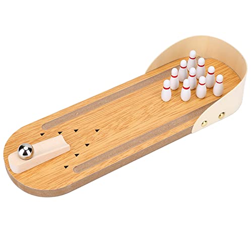 Dan&Dre Table Mini Bowling Playset Wooden Desktop Decoration Kids Toy