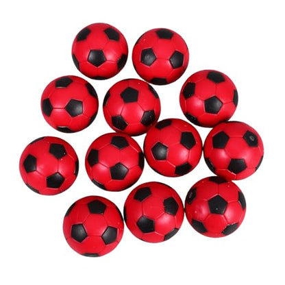 YARNOW 12pcs Mini Foosball Balls Replacement for Boys and Girls Table Soccer Game Tabletop Foosball Balls Exciting Colors